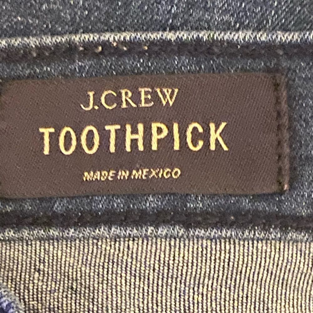 J Crew Toothpick Denim‎ - Picture 9 of 11